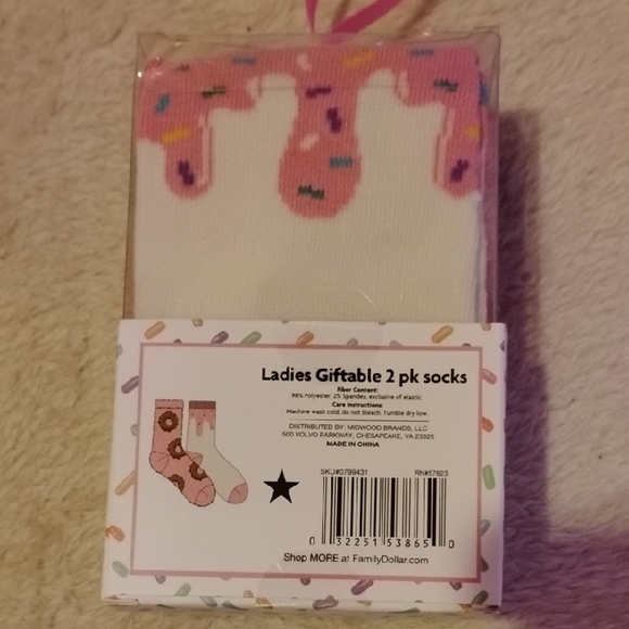 Cute Donut, Coffee and Cupcakes Themed Socks 6 Pairs - Picture 7 of 7